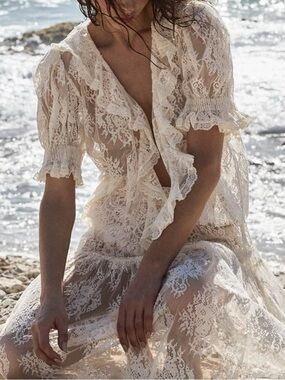 NEW Doen Henri Top in Sea Salt XS